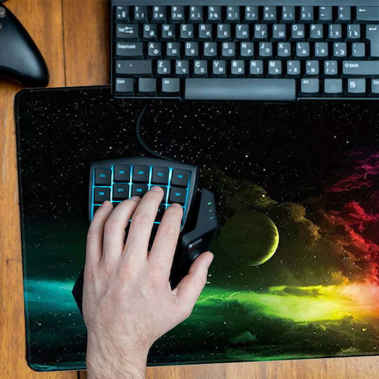 ZT1XJ43QWS638 Gaming Mouse Pad XXL (800mm) με Στήριξη Καρπού Μπλε