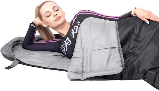 Springos Schlafsack Einzeln Black And Gray