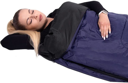 Springos Sleeping Bag Διπλό Blue