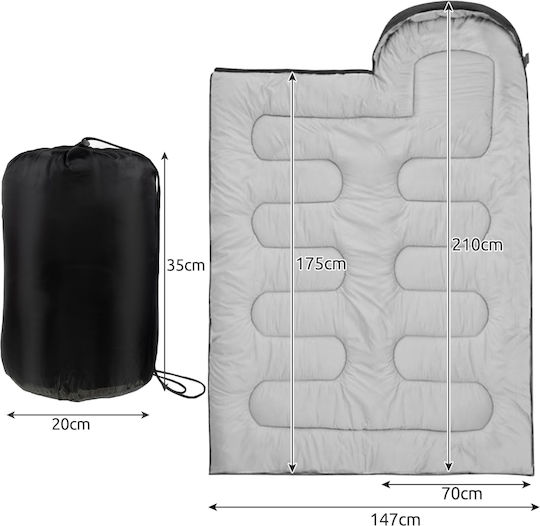 Sac de dormit Single Negru