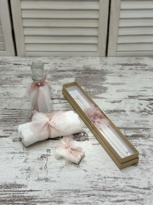 Carousel Rose Baptism Set with Flowers Theme