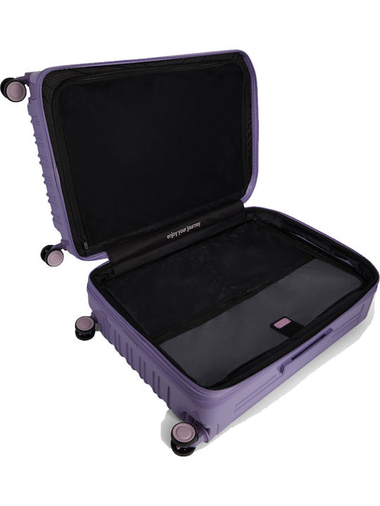 Piquadro Голям Куфар Light Violet с 4 колела Височина 75см. BV6394PQLS3/VI