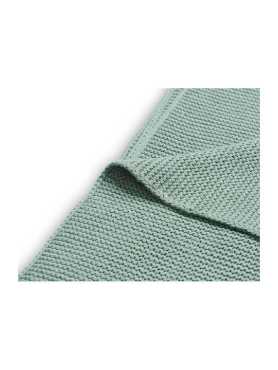 Jollein Κουβέρτα Κούνιας Πράσινη Forest Green 100x150εκ.