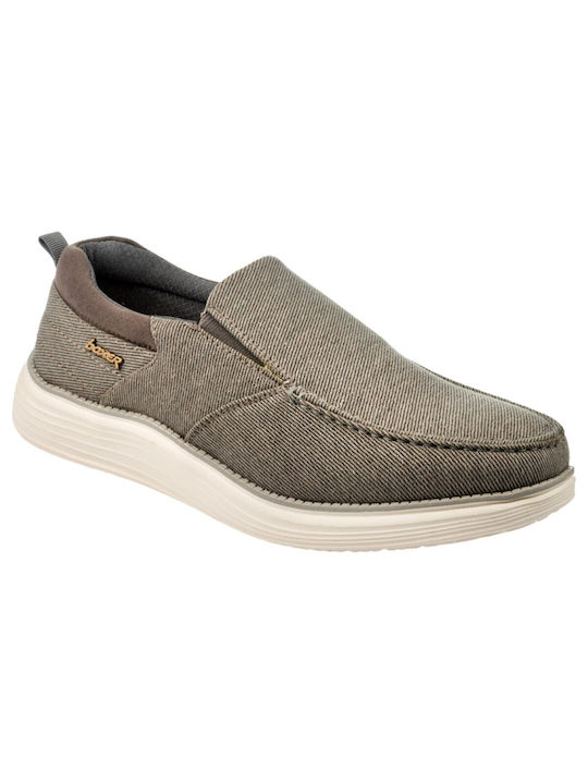 Boxer Men's Moccasins Gray