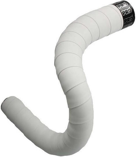 PRO SMART-SILICON (ΜΕ END PLUGS & END TAPE) Ταινία Τιμονιού Ποδηλάτου Λευκή Από Σιλικόνη