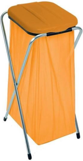 Strend Pro Coș de Gunoi Plastic Portocaliu 130lt 1buc