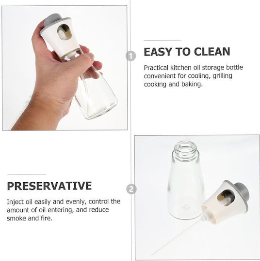 Spring Ölkanne Spray Glas 180ml Grau