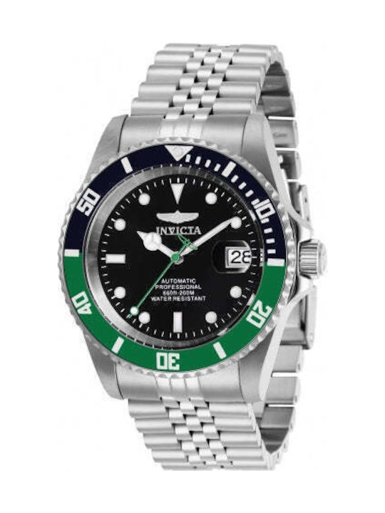 Invicta Herrenuhren 42mm Automatik mit Schwarz Metallischem Armband