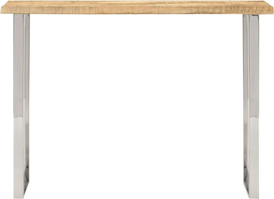 Solid Wood Console Table Coffee L105xW33xH76cm