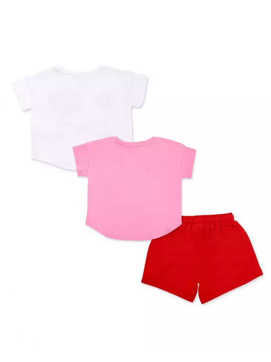 Tuc Tuc Kids Set with Shorts Summer 3pcs Red