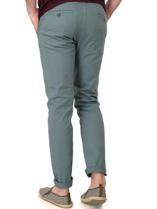 Rebase Men's Trousers Chino Dusty Petrol