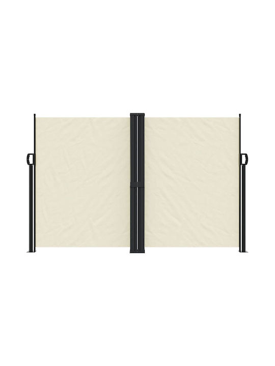 vidaXL Terrace Sideway Sunshade Roller Beige 1.6x10cm