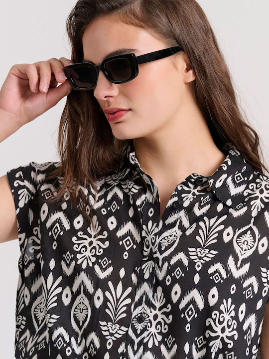 Εμπριμέ Πουκάμισο Τύπωμα Boho Look