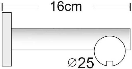 Frans Athens Triplo Metalic în Culoare 160 cm