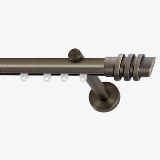 Frans Athens Three Sens unic Șină Metalic în Culoare Bronz 200εκ. FR-9940L03_16929