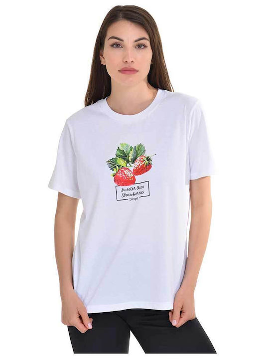 Women's Athletic T-shirt White