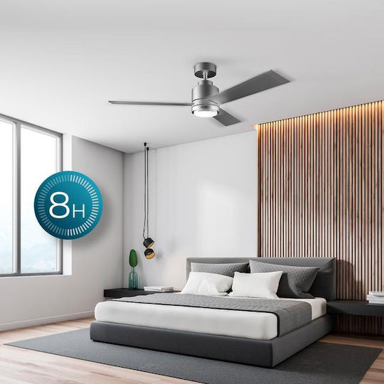 Cecotec EnergySilence Aero 4850 Style Ανεμιστήρας Οροφής 122cm με Φως Ασημί