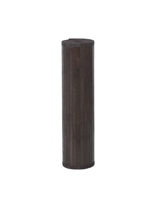 vidaXL Covoraș de Bucătărie Tip Alergător cu Suport Antiderapant Dark Brown 80x300εκ.