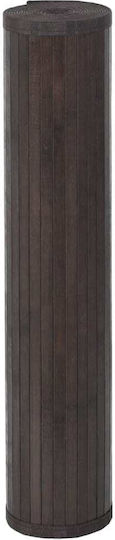 vidaXL Στρογγυλό Χαλάκι Κουζίνας 100x100cm 376941 Σκούρο Καφέ