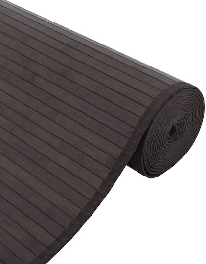vidaXL Kitchen Mat Runner with Anti-slip Underlay Dark Brown 70x1000εκ.