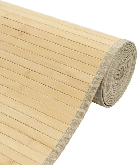 vidaXL Kitchen Mat Runner with Anti-slip Underlay Natural 70x100εκ.