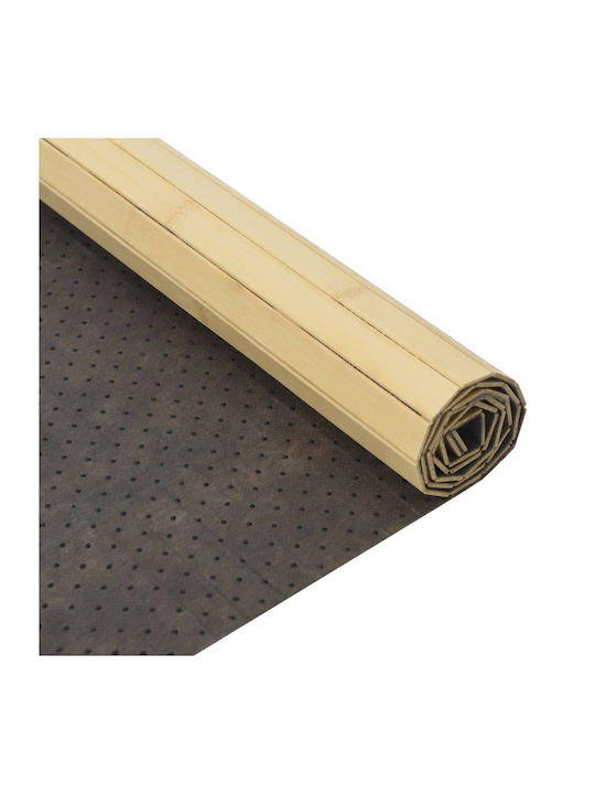 vidaXL Kitchen Mat Runner with Anti-slip Underlay Open Natural 60x500εκ.