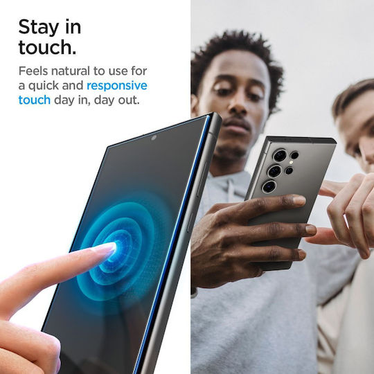 Spigen Glas.tr ez Fit Privatsphäre Gehärtetes Glas 2Stück (Galaxy S24 Ultra)