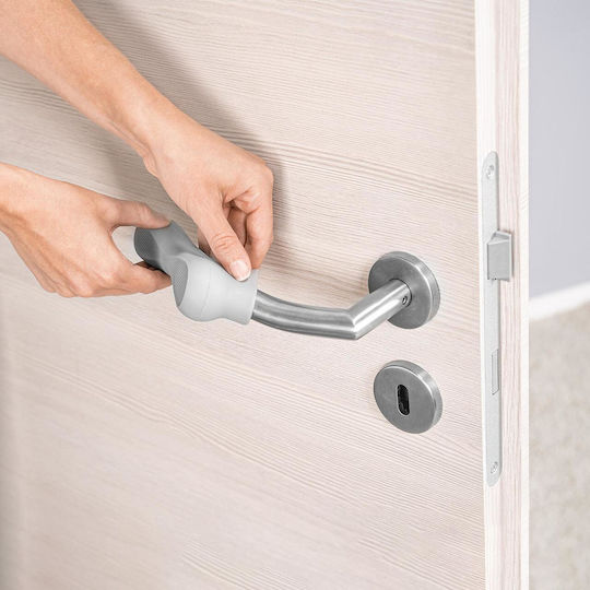 Reer Door Safety Lock made of Silicone in Gray Color 13εκ. 4pcs