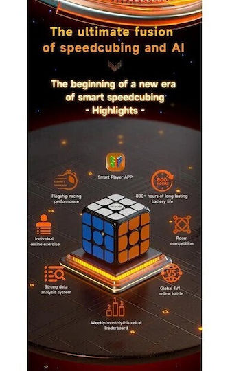 Qiyi Magnetic Cub de Viteză 3x3 QY3017 1buc