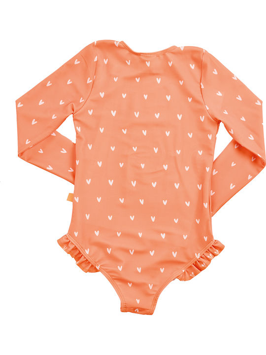 Swim Essentials Costum de baie pentru copii Costum întreg cu mânecă lungă Portocaliu