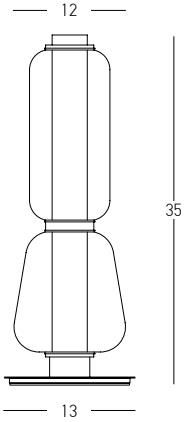 Viokef Dekorative Lampe Gold