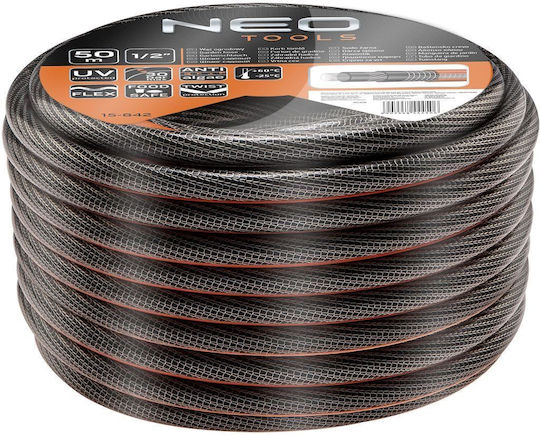 Neo Tools Λάστιχο Ποτίσματος 1/2" 50m