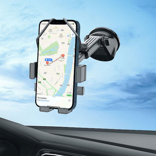 Earldom Car Mobile Mount with Adjustable Hooks Black
