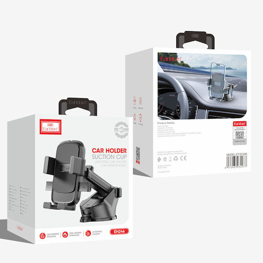 Earldom Car Mobile Mount with Adjustable Hooks Black