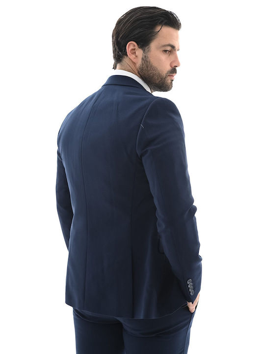Vestă de costum pentru bărbați Italian Job 821421 02 V albastră