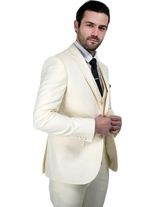Men's Suit Vest Wedding Artisti Italiani 11573 S02 V Light Grey