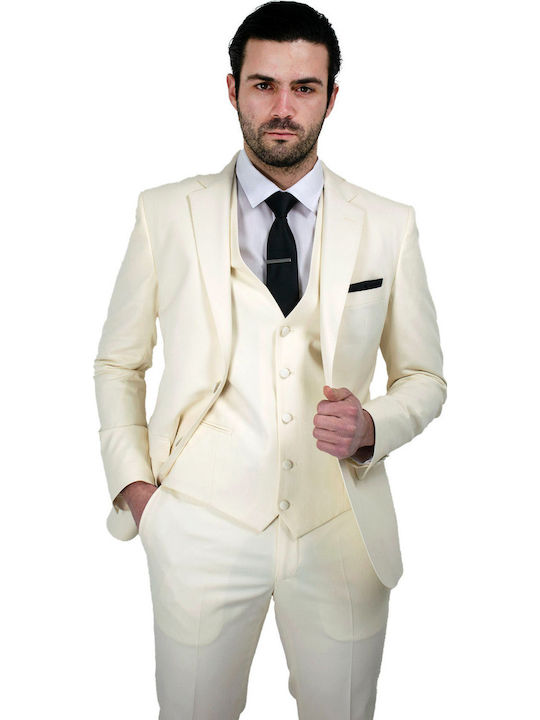 Men's Suit Vest Wedding Artisti Italiani 11573 S02 V Light Grey