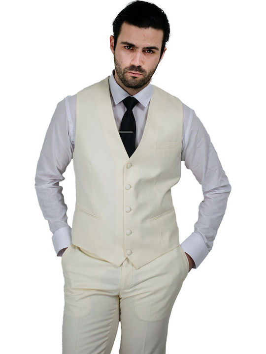 Men's Suit Vest Wedding Artisti Italiani 11573 S02 V Light Grey