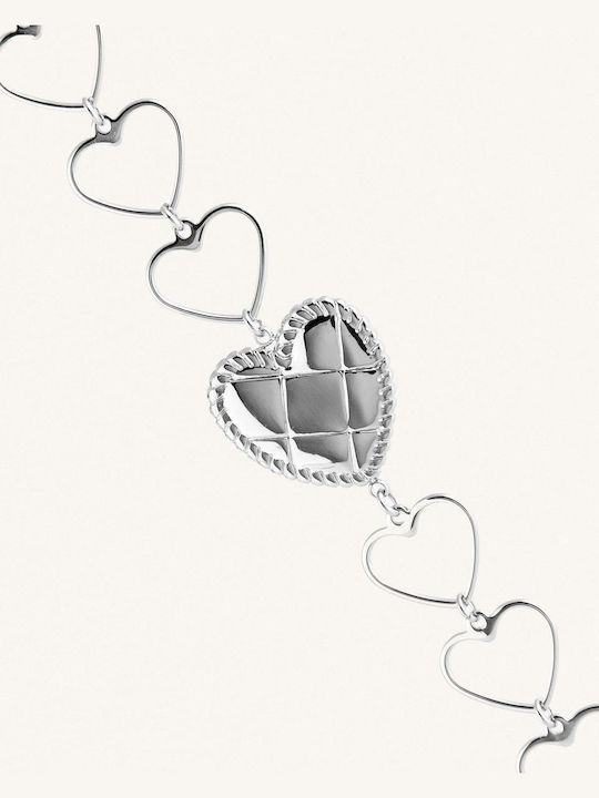 StanStefan Bracelet Chain with design Heart made of Steel