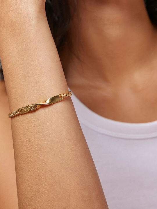 Enamel Copenhagen Bracelet made of Silver Gold Plated