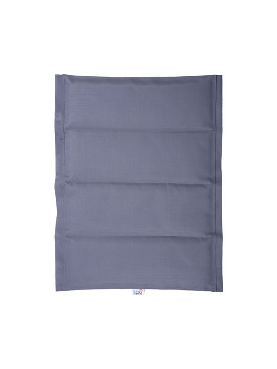 HomeMarkt Waterproof Sunbed Cushion with Backrest Milos-Creta Gray