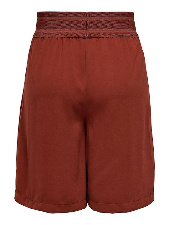 Only Women's High-waisted Shorts Toasted Coconut/Brown