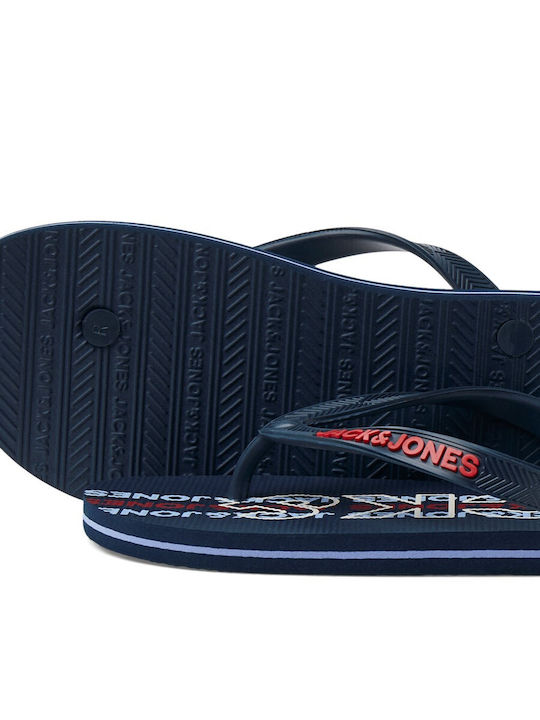 Jack & Jones Ανδρικά Flip Flops Μπλε