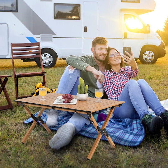 Promis Τραπέζι για Camping Πτυσσόμενο Καφέ