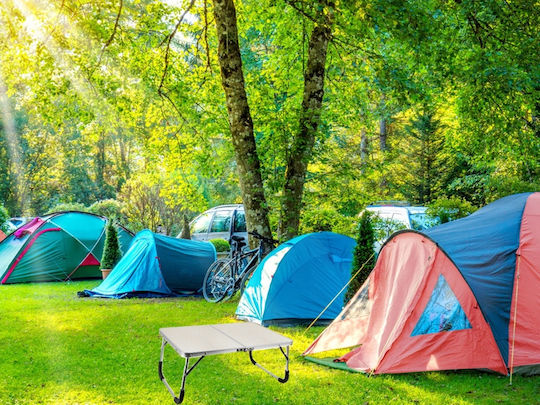 Tabelul pentru Camping Pliabil în cazul în care 61.5x61.5x40cm