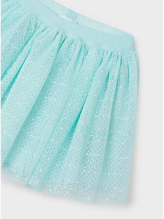 Kids' Tulle Skirt Turquoise