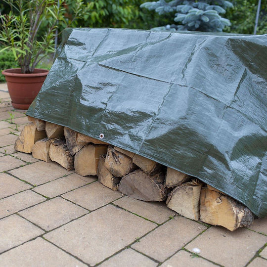 Strend Pro Waterproof Tarpaulin 65gr/m² 4.9x2.9m. Light Type Green