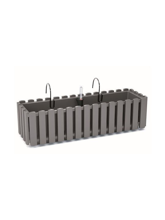 Prosperplast Hängend Übertopf Metall Gray 58x18x16.2εκ.