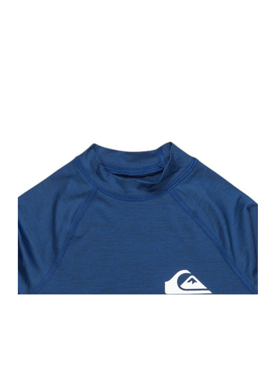Quiksilver Everyday Παιδικό Μαγιό Μπλούζα με Μακρύ Μανίκι Monaco Blue Heather