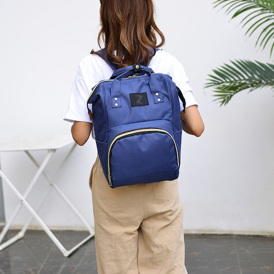 Wickeltasche-Wickelrucksack Marineblau